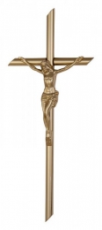 Kreuz goldfarben mit Jesus 36x15 cm
