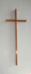 Edelstahlkreuz bronzefarben 30x11,5 cm