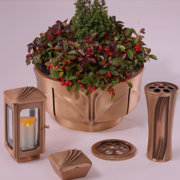 Grabschale  Bronze 39 cm