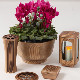 Grabschale  Bronze 33 cm