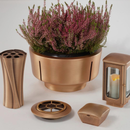 Grabschale Bronze 34 cm