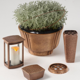 Grabschale  Bronze 33 cm