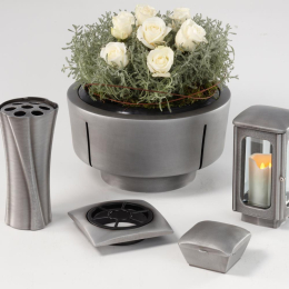 Grabschale aus Aluminium