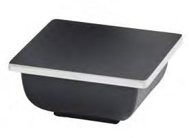 Weihwasserschale Aluminium grau/onyx