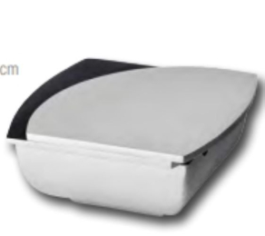 Weihwasserschale Aluminium grau-schwarz