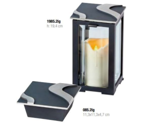 Weihwasserschale Aluminium dunkel/onyx