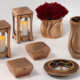 Blumenschale Bronze 13 cm