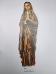 Betende Madonna aus Bronze 112 cm