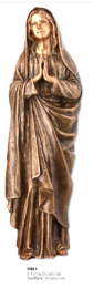Madonna betend Bronze 112 cm