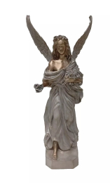 Grabengel aus Bronze 100 cm