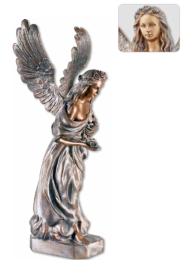 Grabengel aus Bronze 57 cm