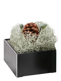 Grabschale Aluminium dunkelgrau 24 cm