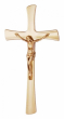 Kreuz goldfarben mit Jesus 36x18 cm