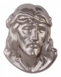 Head of Jesus 13 x 10 cm silberfarben