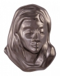 Head of Maria 12 x 9,5 cm silbergrau