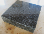 Sockel  Granit schwarz poliert 20x20x5 cm