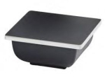 Weihwasserschale Aluminium grau/onyx