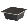 Weihwasserschale Aluminium dunkelgrau