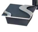 Weihwasserschale Aluminium dunkel/onyx