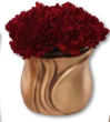 Blumenübertopf aus Bronze