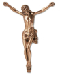 Christuskörper aus Bronze 13 cm